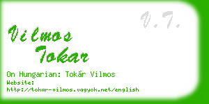 vilmos tokar business card